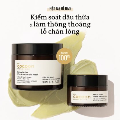 Mặt Nạ Cocoon Bí Đao Giảm Dầu & Mụn 100ml
