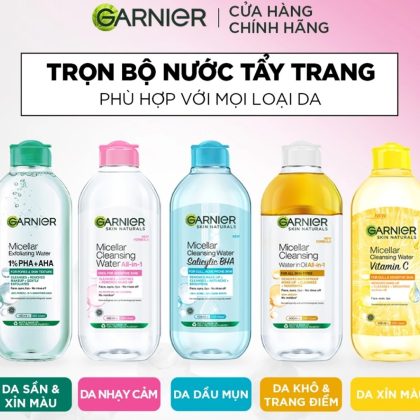 Nước Tẩy Trang Garnier Làm Sạch Sâu Lớp Trang Điểm 400ml
